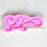 Mom&amp;pea 0594 Silicone Mould for Fondant Cake Sugar Paste Cake Decoration 3d Cake Toppers Mold 13.2*5.8*0.8cm 48g