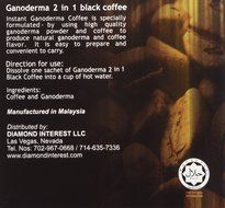 2-1 Classic Cafe Style Healthy Black Coffee with Ganoderma (20 Sachets)