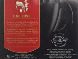 Marley Coffee, Lively Up!, Organic Espresso Roast, 24 Single Serve RealCups N14