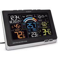 La Crosse Technology 327-1414W Color Wireless Wind Speed Weather Station, Black