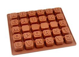 26 Letters Silicone Cake Mold Chocolate Mould Cupcake Pan Ice Cube Kitchen Baking Tools