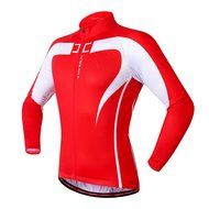 WOLFBIKE Thermal Fleece Cycling Jersey Shirt Casual Jacket Long Sleeve, Green, Size XL N85