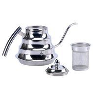YaeKoo 1.2L Stainless Steel Coffee Drip Kettle,Gooseneck Stainless Steel Drip Pot for Coffee &amp; Tea N3