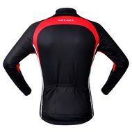 WOLFBIKE Thermal Fleece Cycling Jersey Shirt Casual Jacket Long Sleeve, Green, Size XL N88
