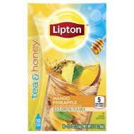 Lipton To Go Stix Iced Green Tea Mix, Tea and Honey, Blackberry Pomegranate, 10Count (Pack of 12) N4