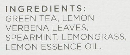 Tazo Iced Lemongrass Green Tea 6 Bags (Case of 4) 3.15oz each
