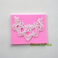 Mom&amp;pea 0530 Swag Lace Shaped Silicone Mould for Fondant Cake Sugar Paste Cake Decoration 3d Cake Toppers Mold...