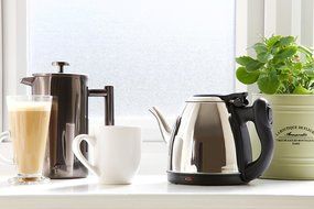Best Small Stainless Steel Goose-neck Style Electric Tea Kettle. Precise Pouring and Quick Boil Water for Your... N8