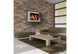 Moda Flame Rio Wall Mounted Ethanol Fireplace N2