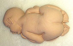 Design 559 Sleeping Baby Shape Silicone Mold,Sugar Mold, Chocolate Mold,Soap Mold, Cake Decoration Tool