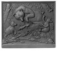 20" x 18" Three Bears Fireback