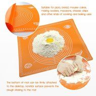 Baking Mat,Silivo 19.6"*15.7" Silicone Pastry Kneading Mat with Measurements N4