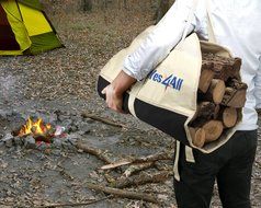 Yes4All InfiDeals Best Wood Bag - Premium Quality Firewood Carrier with Durable Material - &sup2;0SMJR N5
