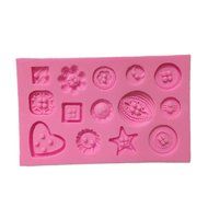 Yunko Button Cake Decorating Mold Gum Paste Decorating Tools