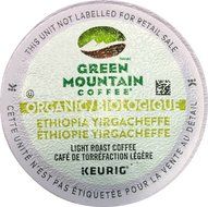Green Mountain Organic Ethiopia Yirgacheffe (16 K-Cup Pods) for Keurig Brewers