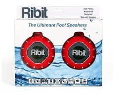 Ribit&trade; Red Waterproof Bluetooth Speakers - IPX7 Outdoor Wireless Speakers - Best Bluetooth Speakers for Pool and... N6