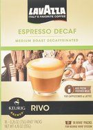 Lavazza Decaf, Espresso Packs for Keurig Rivo Systems(4.76 oz)(Pack of 4)