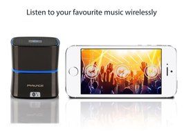 Pavoi Stereo Wireless Bluetooth 3.0 Speaker Enhanced Bass Resonator Rechargeable Portable Speakers with 8 Hours... N6