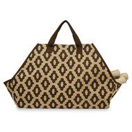 Jute Log Carrier - Black