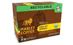 Marley Coffee, Lively Up!, Organic Espresso Roast, 24 Single Serve RealCups N22