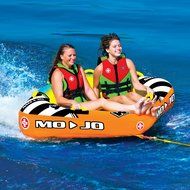 WOW World of Watersports, 16-1060, Mojo 1 or 2 Person Towable Tube, Front and Back Tow Points