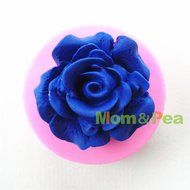 Mom&amp;pea 0649 Flower Shaped Silicone Mould for Fondant Cake Sugar Paste Cake Decoration 3d Cake Toppers Mold 5.3... N3