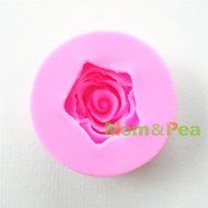 Mom&amp;pea 0649 Flower Shaped Silicone Mould for Fondant Cake Sugar Paste Cake Decoration 3d Cake Toppers Mold 5.3... N4