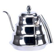 YaeKoo 1.2L Stainless Steel Coffee Drip Kettle,Gooseneck Stainless Steel Drip Pot for Coffee &amp; Tea N7