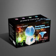 Kocaso Cyclone Water Dancing Globe Speaker with Bluetooth 4.0 (Wireless, 3 Color Dancing Water Speaker) - White N5