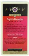 Stash Tea Decaf English Breakfast Tea, 18 Count Tea Bags in Foil (Pack of 6) N47