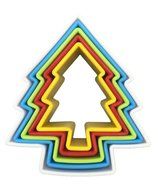 LUXEHOME Set of Colorful BPA Free Plastic Biscuit and Cookie Cutter (Round) N9
