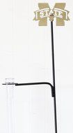 Henson Metal Works 3700-3 Mississippi State Collegiate Logo Rain Gauge