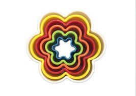 LUXEHOME Set of Colorful BPA Free Plastic Biscuit and Cookie Cutter (Round) N11
