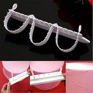 Whosee Fondant Cake Arc Decorating Graduated Scale Cake Ruler DIY Baking Measure Tools N3