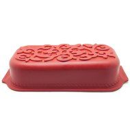 Freshware Rose Pattern Pound Cake Silicone Mold and Pan N9