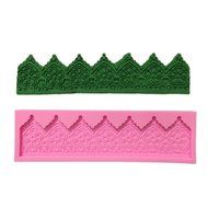 Yunko Lattice Lace Silicone Mould Fondant Sugar Mini Mold Craft Molds DIY Cake Decorating