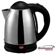 Royal 1.2 Liter TEA KETTLE Cordless Electric Portable Hot Water - Stainless Steel (1.2 Liter) by Brentwood