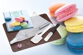 French Macaroon Baking Kit with Instruction Guide - Make Delicious and Authentic French Pastries at home