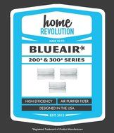 3 BlueAir 200/300 Series Home Revolution Brand Air Purifier Filter; Fits 201, 210B, 203, 250E, 200PF N2