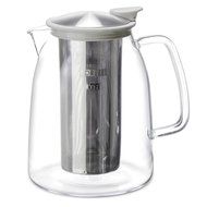 FORLIFE Mist Iced Tea Jug with Basket Infuser, 68-Ounce, Black Graphite N2