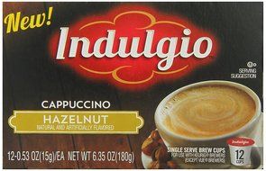 Indulgio Pumpkin Spice Cappuccino Special Edition for Keurig K-Cup Brewers, 12 Count (Pack of 6) N16