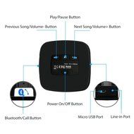 Pavoi Stereo Wireless Bluetooth 3.0 Speaker Enhanced Bass Resonator Rechargeable Portable Speakers with 8 Hours... N7