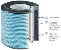 Austin Air Allergy Machine Jr. (HEGA) Replacement Filter w/ Prefilter