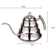 Youzee Drip Kettle Hight Quality Stainless 1.2L coffee Maker Tea Pot Water Kettle N3