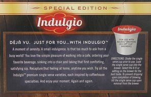 Indulgio Pumpkin Spice Cappuccino Special Edition for Keurig K-Cup Brewers, 12 Count (Pack of 6) N18