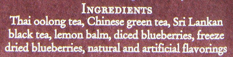 The Coffee Bean &amp; Tea Leaf Pomegranate Blueberry Green, Oolong, Black Teas, 3 Ounce Loose Tea N4