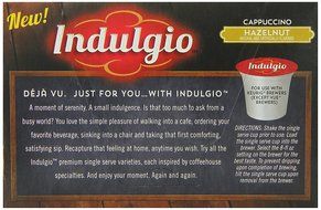 Indulgio Pumpkin Spice Cappuccino Special Edition for Keurig K-Cup Brewers, 12 Count (Pack of 6) N19