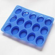 X-Haibei Oval Savarin Soap Cake Chocolate Jelly Muffin Cupcake Bakeware Silicone Mold