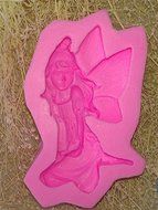 Design 232 The Fairy Angel 3D Silicone Fondant Mold, Cake Decoration Tool, Food Grade Material