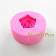 Mom&amp;pea 0649 Flower Shaped Silicone Mould for Fondant Cake Sugar Paste Cake Decoration 3d Cake Toppers Mold 5.3... N5